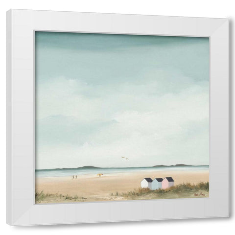 Sunny morning IV White Modern Wood Framed Art Print by Paus, Hans