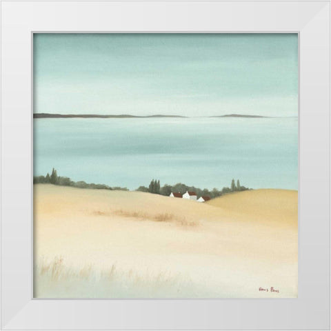 Day break I White Modern Wood Framed Art Print by Paus, Hans