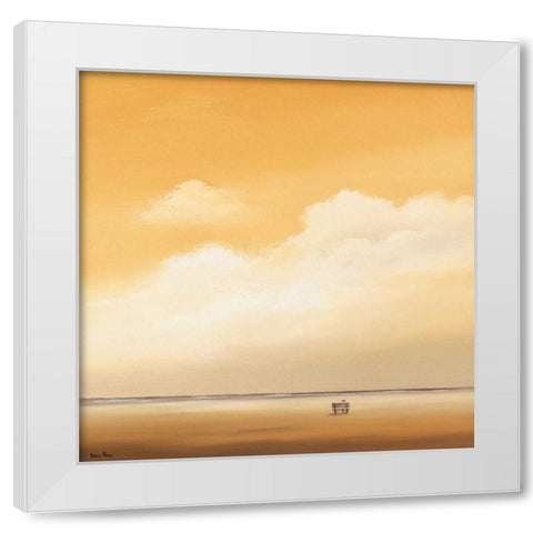 To dream about White Modern Wood Framed Art Print by Paus, Hans