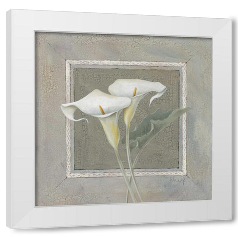 Antique I White Modern Wood Framed Art Print by Paus, Hans
