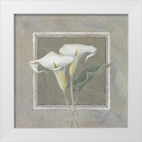 Antique I White Modern Wood Framed Art Print by Paus, Hans