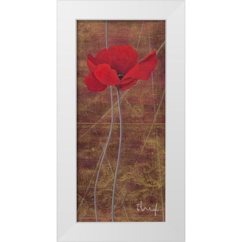 Antique Red I White Modern Wood Framed Art Print by Paus, Hans
