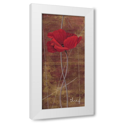 Antique Red II White Modern Wood Framed Art Print by Paus, Hans