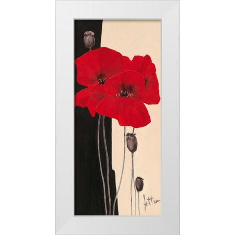 Refined I White Modern Wood Framed Art Print by Roseboom, Jettie