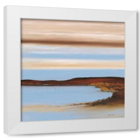 Luminous II White Modern Wood Framed Art Print by Paus, Hans