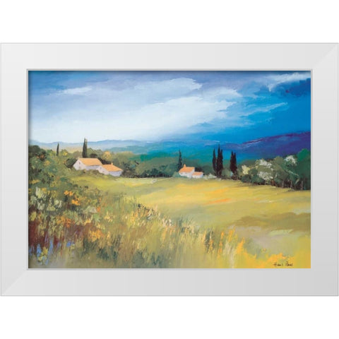 Somewhere in the South II White Modern Wood Framed Art Print by Paus, Hans