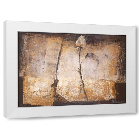 No rose without a thorn White Modern Wood Framed Art Print by Vriesendorp, Heleen