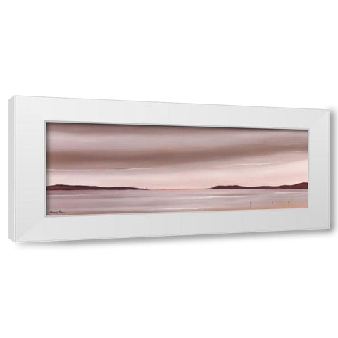 A place to mediate on I White Modern Wood Framed Art Print by Paus, Hans