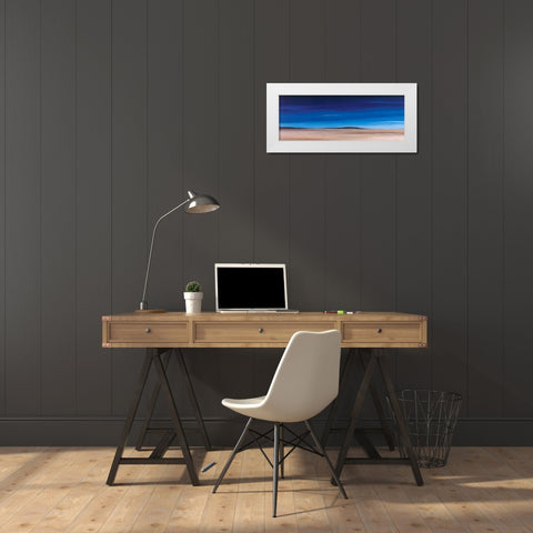 A place to mediate on III White Modern Wood Framed Art Print by Paus, Hans