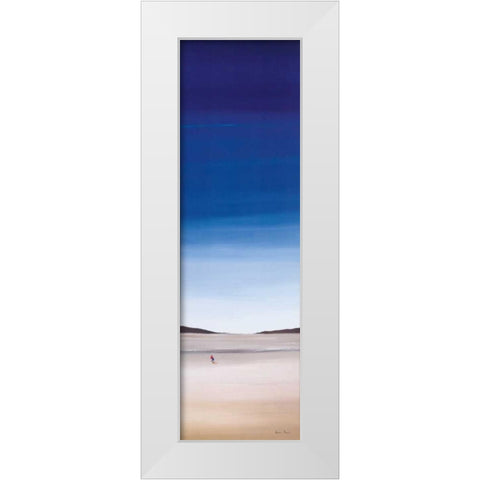 Only for us III White Modern Wood Framed Art Print by Paus, Hans