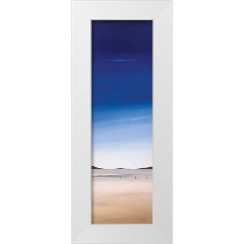 Only for us IV White Modern Wood Framed Art Print by Paus, Hans