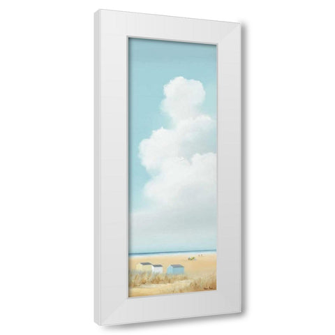 Summertime I White Modern Wood Framed Art Print by Paus, Hans