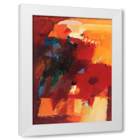 Open place in landscape I White Modern Wood Framed Art Print by den Boon, Theo