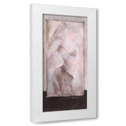Private II White Modern Wood Framed Art Print by Emanuel, Beate