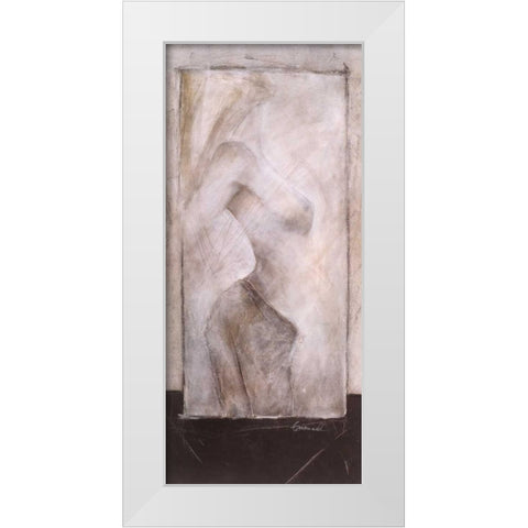 Private II White Modern Wood Framed Art Print by Emanuel, Beate
