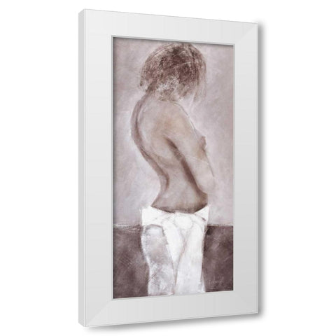 Private IV White Modern Wood Framed Art Print by Emanuel, Beate