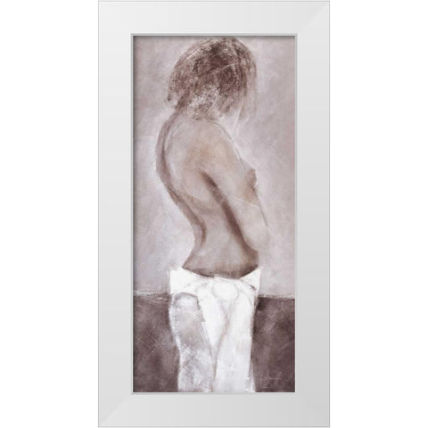 Private IV White Modern Wood Framed Art Print by Emanuel, Beate