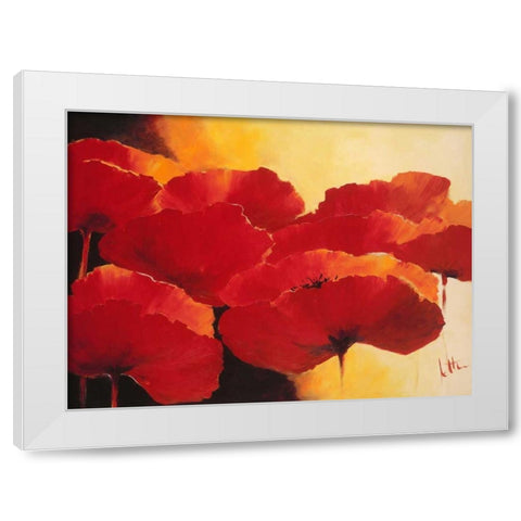 Absolute beautiful I White Modern Wood Framed Art Print by Roseboom, Jettie