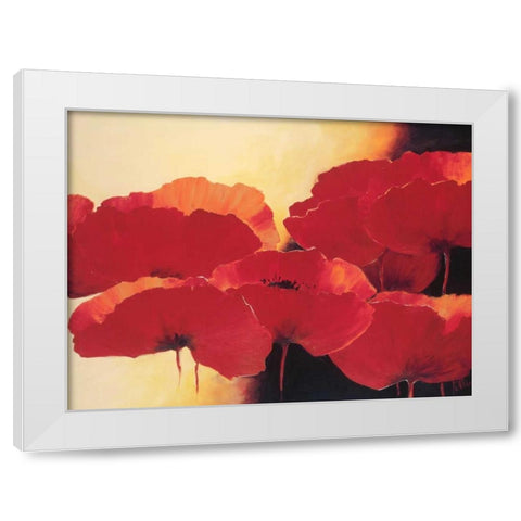 Absolute beautiful II White Modern Wood Framed Art Print by Roseboom, Jettie