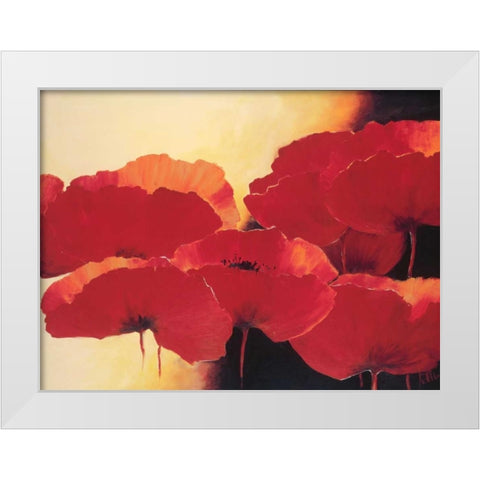 Absolute beautiful II White Modern Wood Framed Art Print by Roseboom, Jettie