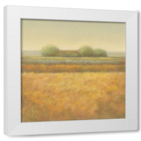 Grey group of trees White Modern Wood Framed Art Print by Dolieslager, Hans