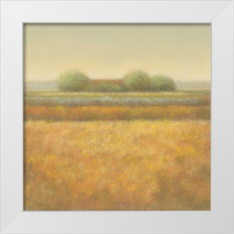 Grey group of trees White Modern Wood Framed Art Print by Dolieslager, Hans