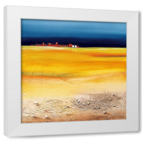 Imagination I White Modern Wood Framed Art Print by Jauneau, Jean