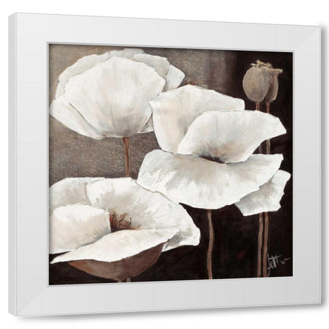 Ambiance II White Modern Wood Framed Art Print by Roseboom, Jettie