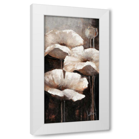 Ambiance III White Modern Wood Framed Art Print by Roseboom, Jettie
