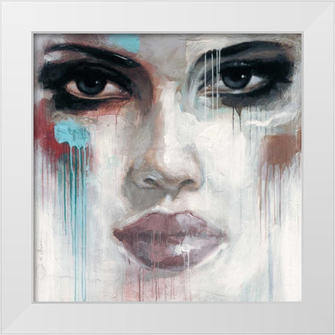 Live your dream White Modern Wood Framed Art Print by Bakker, Jochem