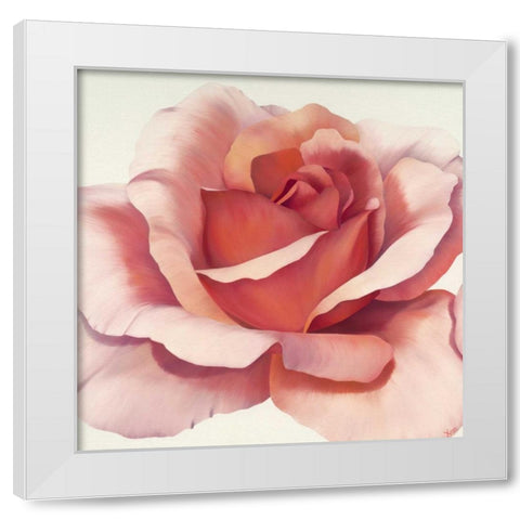 Magnificence IV White Modern Wood Framed Art Print by Poelstra-Holzhaus, Yvonne