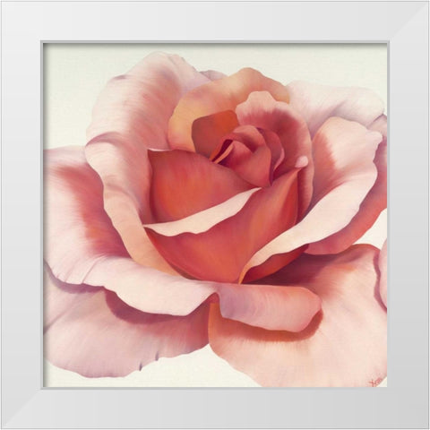 Magnificence IV White Modern Wood Framed Art Print by Poelstra-Holzhaus, Yvonne