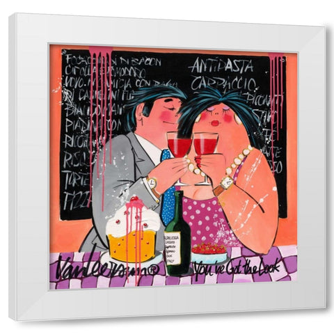 You got the look White Modern Wood Framed Art Print by van Leersum, El