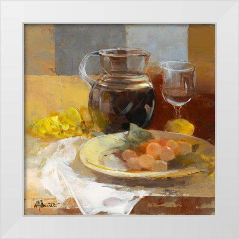 A good taste II White Modern Wood Framed Art Print by Haenraets, Willem