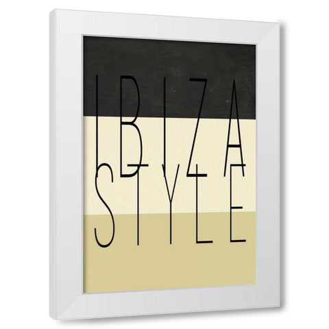 Ibiza style White Modern Wood Framed Art Print by Waltz, Anne