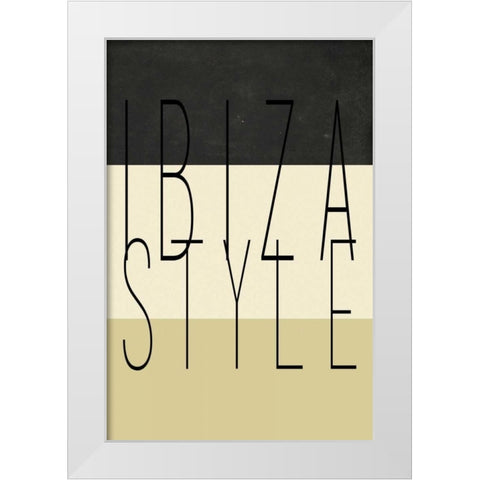 Ibiza style White Modern Wood Framed Art Print by Waltz, Anne