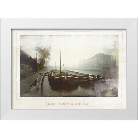 Matterhorn White Modern Wood Framed Art Print by Waltz, Anne