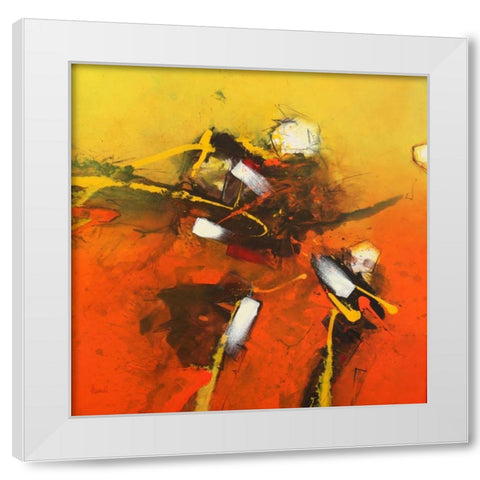 Brainflash White Modern Wood Framed Art Print by Hansl, Alfred