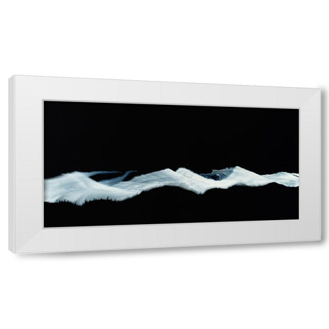 Floating Mountain White Modern Wood Framed Art Print by Jungk, Andreas