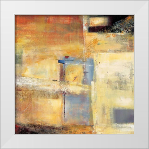 Colorfield I White Modern Wood Framed Art Print by Danckaert, Bea