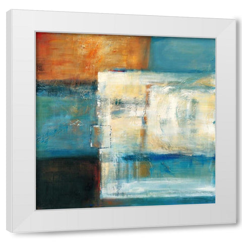 Colorfield II White Modern Wood Framed Art Print by Danckaert, Bea