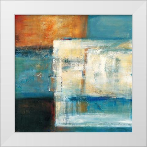 Colorfield II White Modern Wood Framed Art Print by Danckaert, Bea