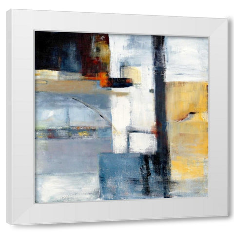 Colorfield III White Modern Wood Framed Art Print by Danckaert, Bea