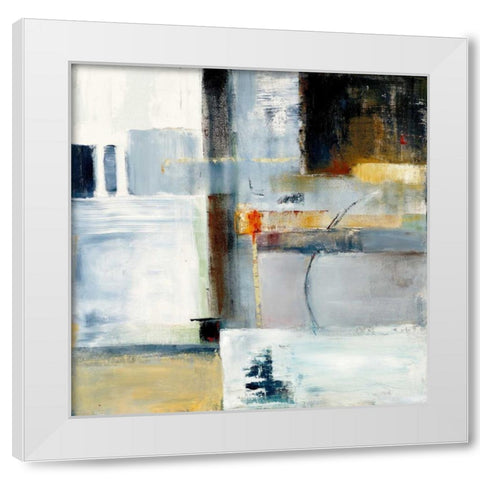 Colorfield IV White Modern Wood Framed Art Print by Danckaert, Bea