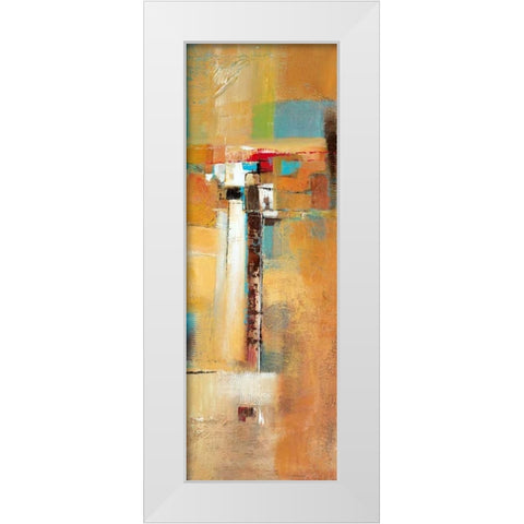 Souther Heights II White Modern Wood Framed Art Print by Danckaert, Bea