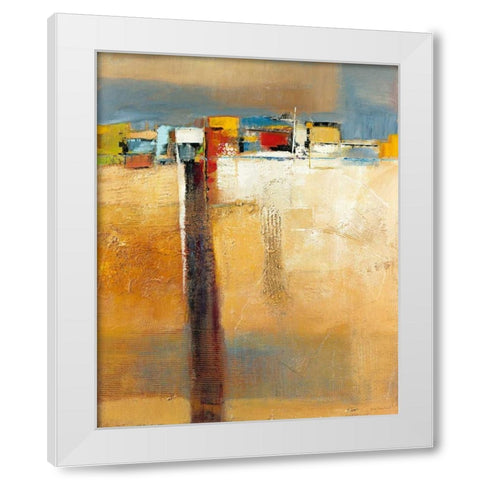 Siesta II White Modern Wood Framed Art Print by Danckaert, Bea