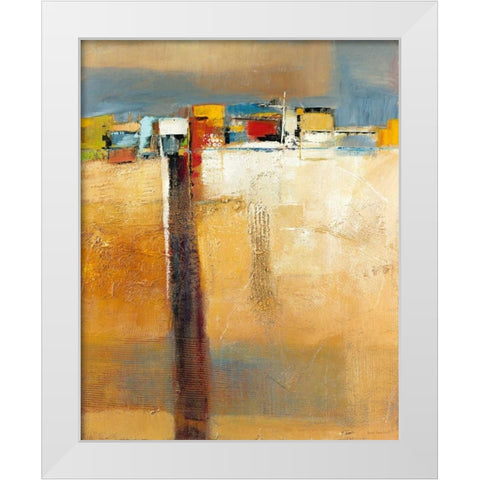 Siesta II White Modern Wood Framed Art Print by Danckaert, Bea