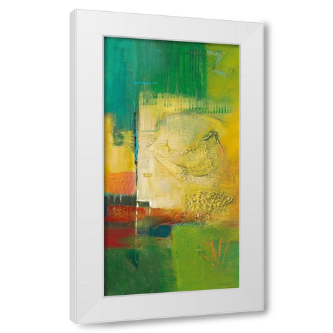 Springtime I White Modern Wood Framed Art Print by Danckaert, Bea