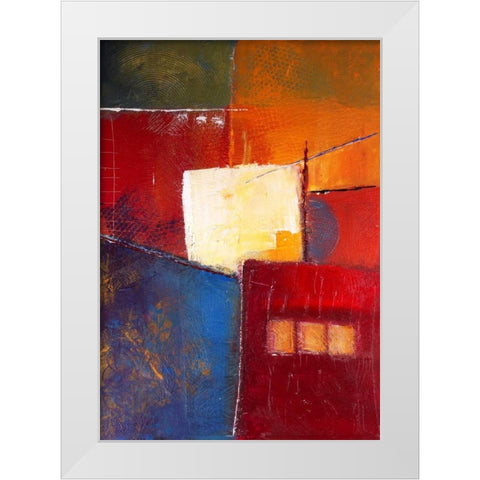 The power inside White Modern Wood Framed Art Print by Danckaert, Bea