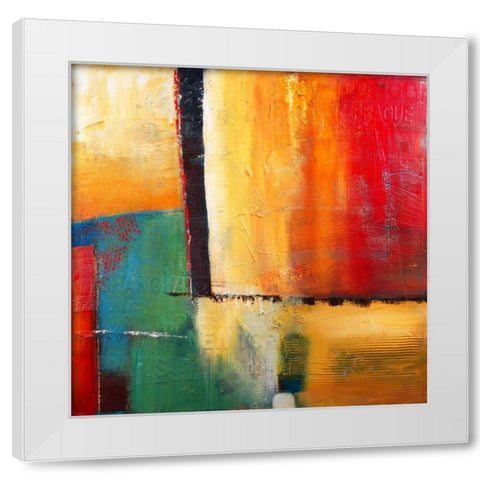 City Lifes White Modern Wood Framed Art Print by Danckaert, Bea